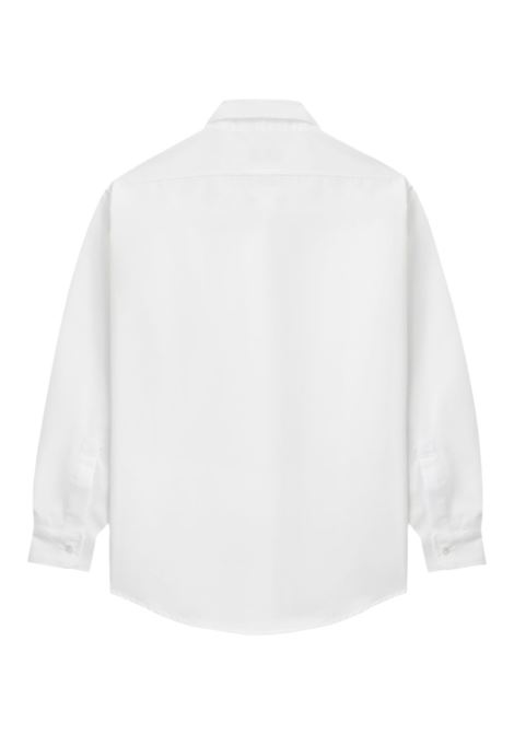 Camicia con dettaglio cut-out in bianco Random Identities - uomo RANDOM IDENTITIES | RAN04B0031